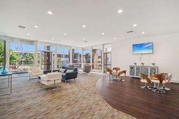 Clubhouse with kitchen and big screen tv
